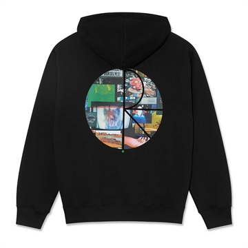 Polar Skate Co Fill Logo Ourselves Collage Dave Hoodie Black